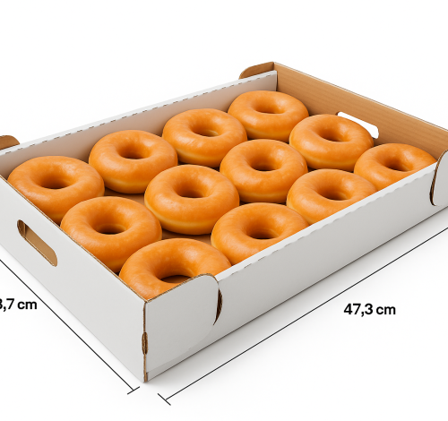 מגש לסופגניות לבן