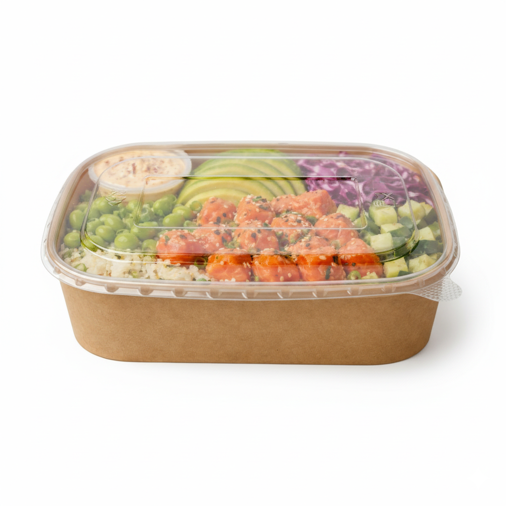 מכסה שטוח PP למיכל קראפט מלבני ארוז 300 